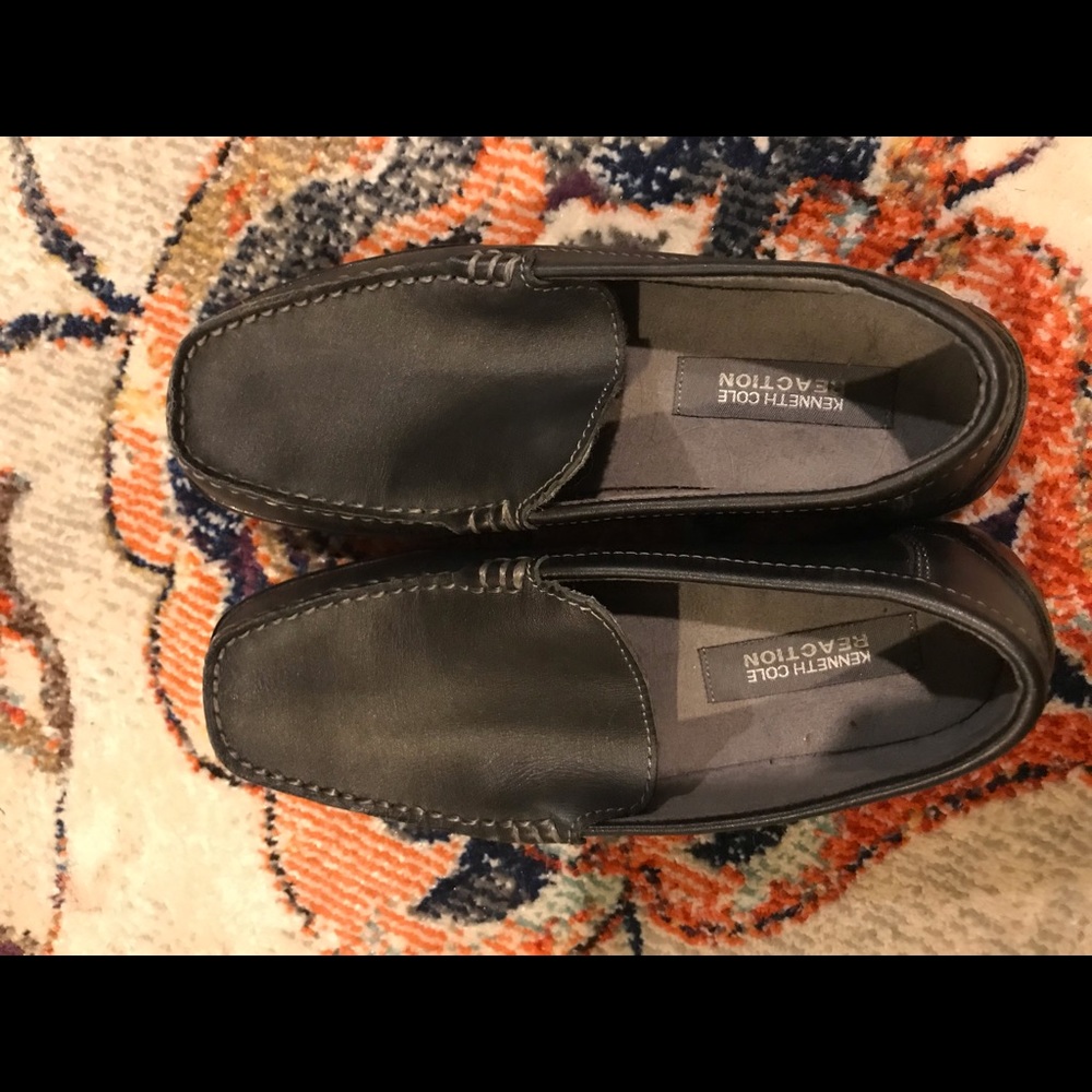 Kenneth Cole Reaction Boys Black Loafers